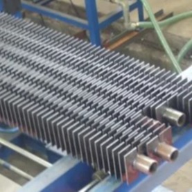 Industrial equipment heat dissipation pipe spiral metal composite high frequency welded finned pipe greenhouse winding