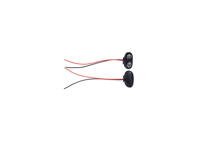 I Type PVC Shell 9 Volt Battery Clip Connector