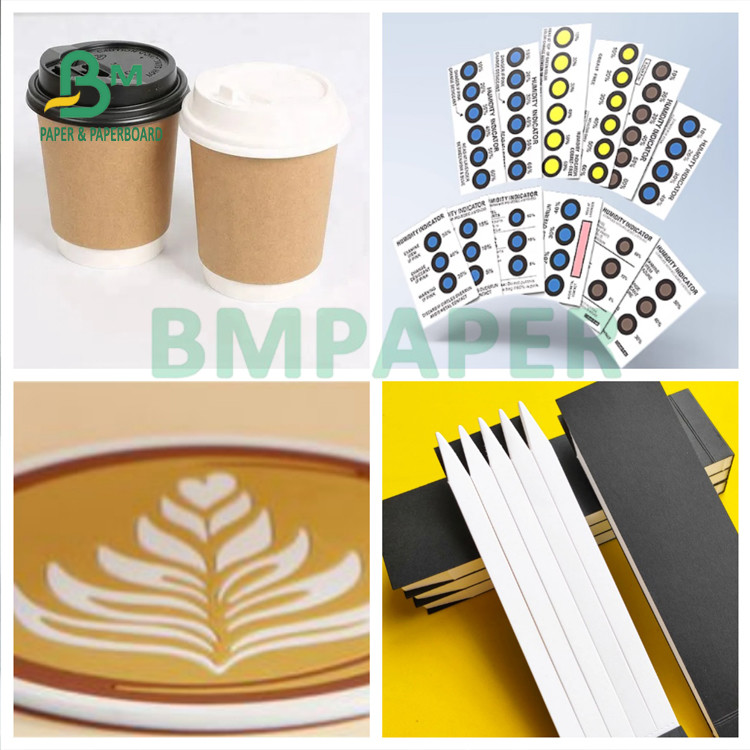 0.4mm 0.5mm super white uncoated absorbent paper sheets for test strip