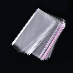 7*10cm Clear Flat OPP Poly Packaging Bag Self Adhesive For Cellophane