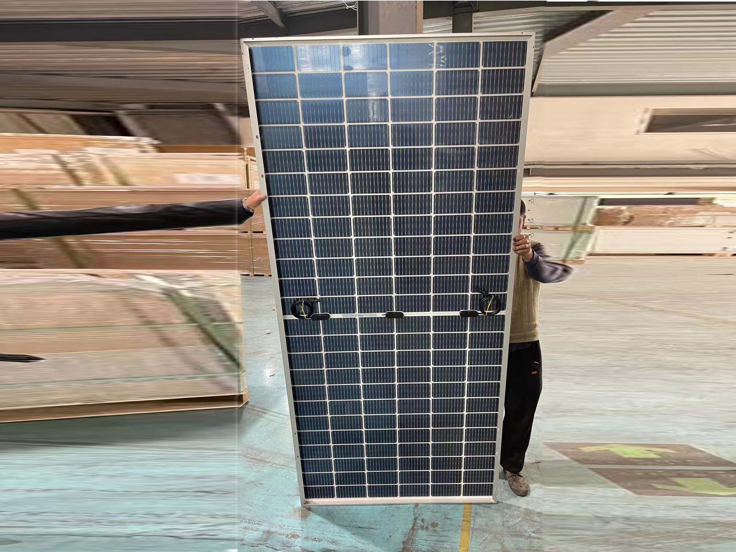 IEC 61215 B Grade 535W Mono Perc Bifacial Solar Panel
