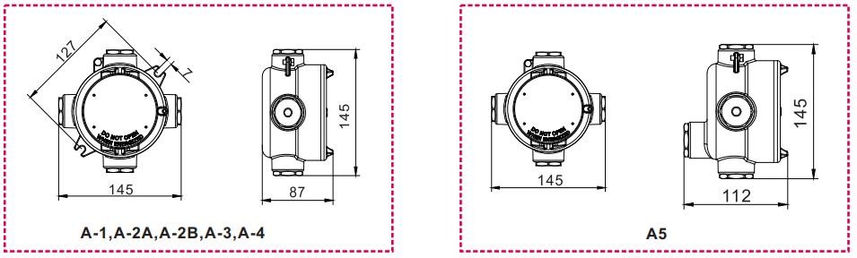 IP66 Explosion Proof Junction Box For Electronic Equipment Inverter