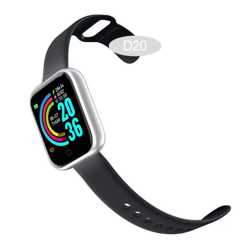 Sports Fitness Tracker Smartwatch Calorie Counter 1.3 inch 90mAh waterproof