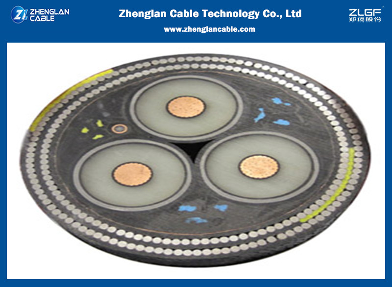 Copper Core Copper Tape Screened 3core Cable 3x70sqmm 6.35/11kv XLPE Insulated