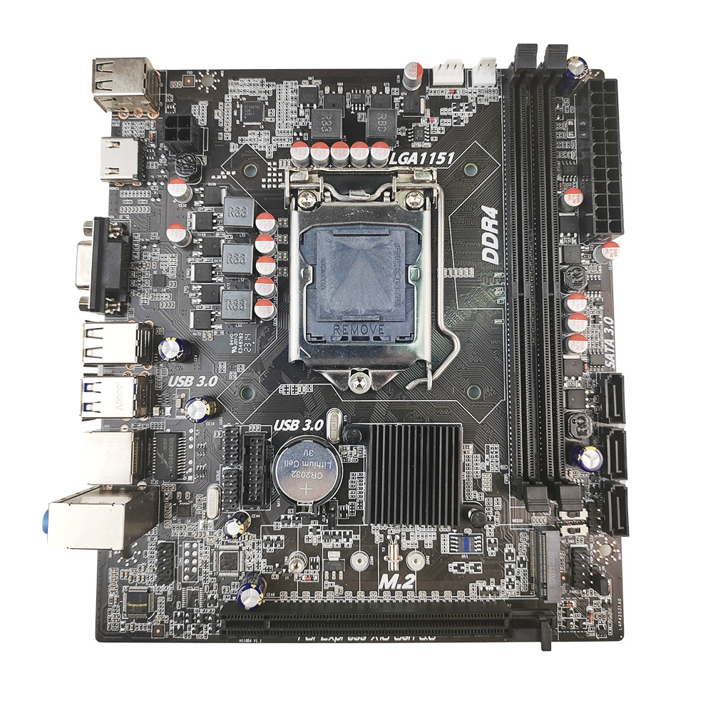 PCWINMAX H110 Desktop Motherboard DDR4 LGA 1151 Micro ATX H110 Mainboard for 6th 7th Gen i3 i5 i7