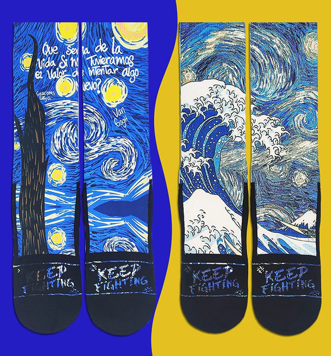 Blank Polyester Sublimation Printed Socks Digital Printed Socks Custom