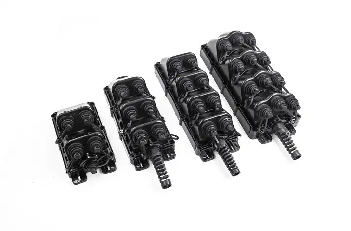 Outdoor IP68 Optitap Connectorized 4/6/8/12 Ports MST Fiber Optic Terminal Box toneable flat drop cable
