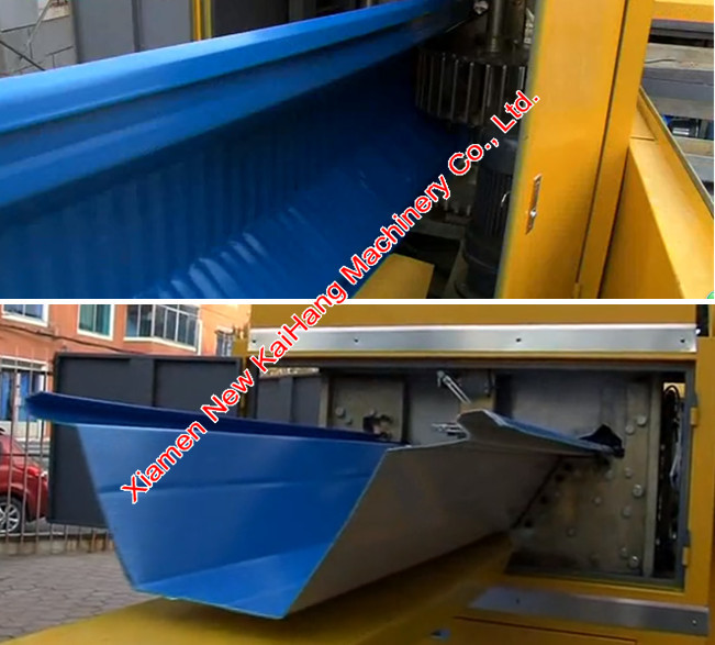 V610 Big Span Roof Panel Roll Forming Machine With Bending / Curving Machine