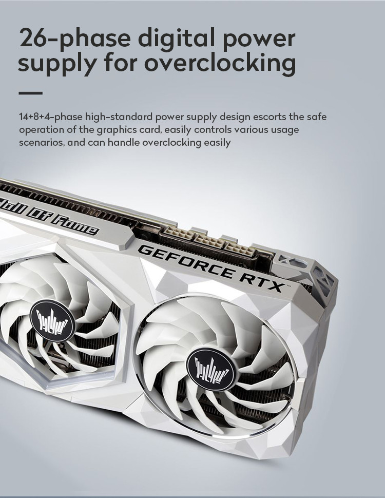 Professional Gaming Graphics Card Galaxy Geforce RTX 3090 HOF Extreme Limited Edition