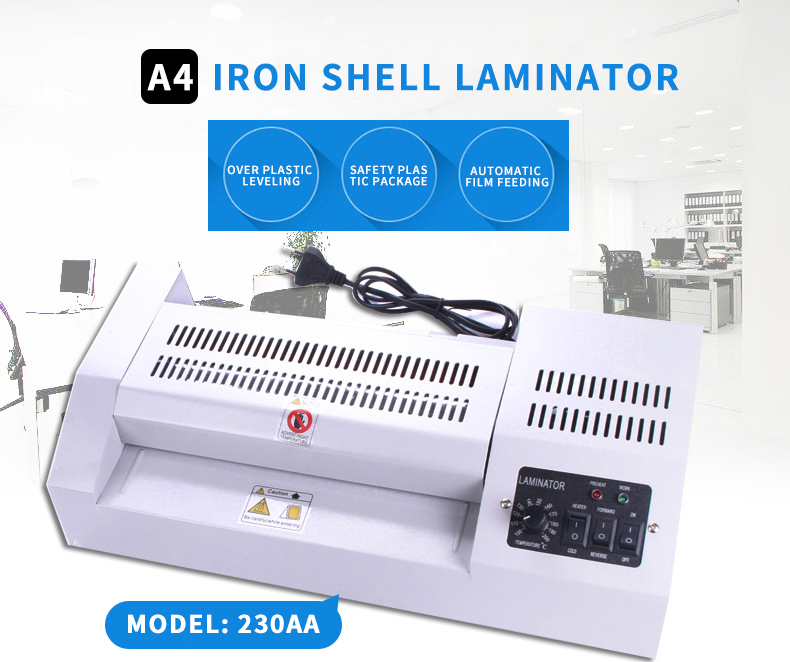 600mm/min Laminating Speed Efficiently Seal ID Card Photos with A4 Laminating Machine