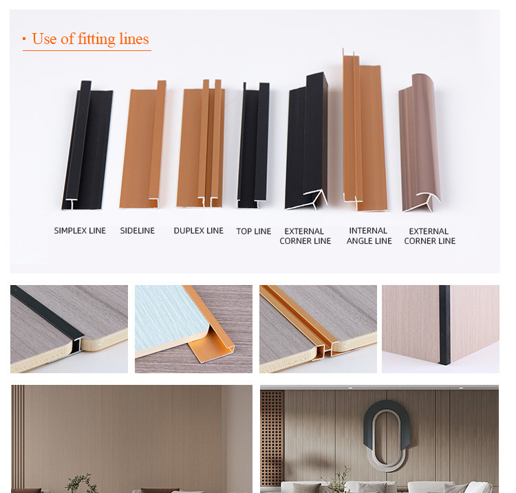 Interior Customized Waterproof Wood Grain Bamboo Charcoal Wood Veneer Wall Panels
