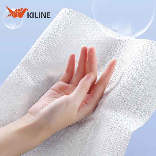 Oil Absorbing Disposable Cleaning Cloths Kitchen Dish Towels PP Wood Pulp Material