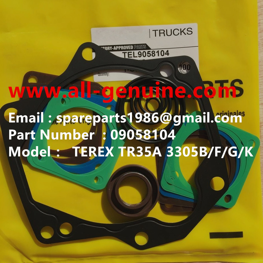 TEREX 09058104 SEAL KIT OFF HIGHWAY NHL MINING DUMP TRUCK TR35 TR50 TR60 TR100 3305B 3305F 3303 3307 TR45 TR70 MT4400