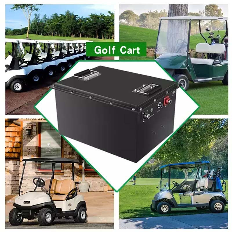 Built In Smart BMS 36V 56Ah LiFePO4 Lithium Ion Battery Pack For Golf Carts