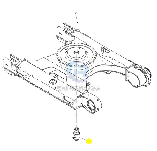 YN55V00053F1 SK130-8 Excavator Hydraulic Swivel Joint Assembly