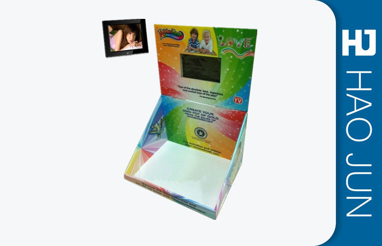 Custom Printed Cardboard Display Boxes For Christmas Gift , Glossy Lamination