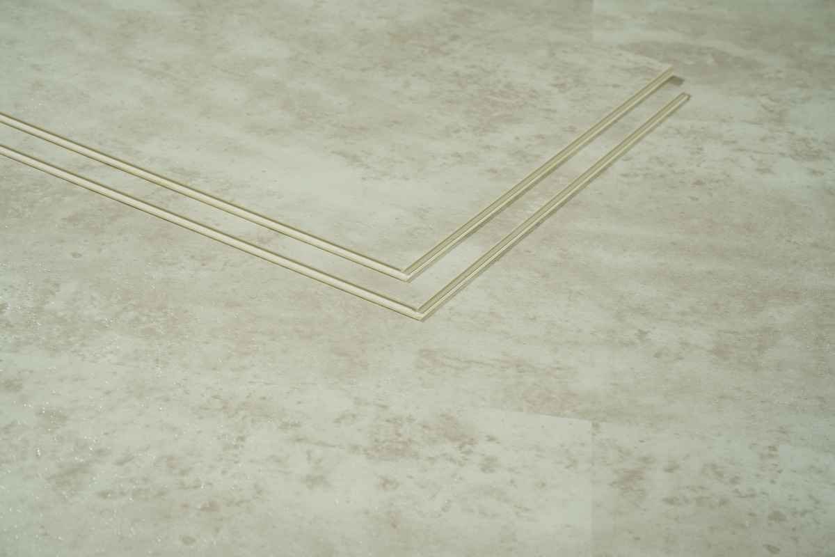SPC Flooring Click Lock Marble Stone Plastic Composite 5mm-8mm High Gloss Tile Look