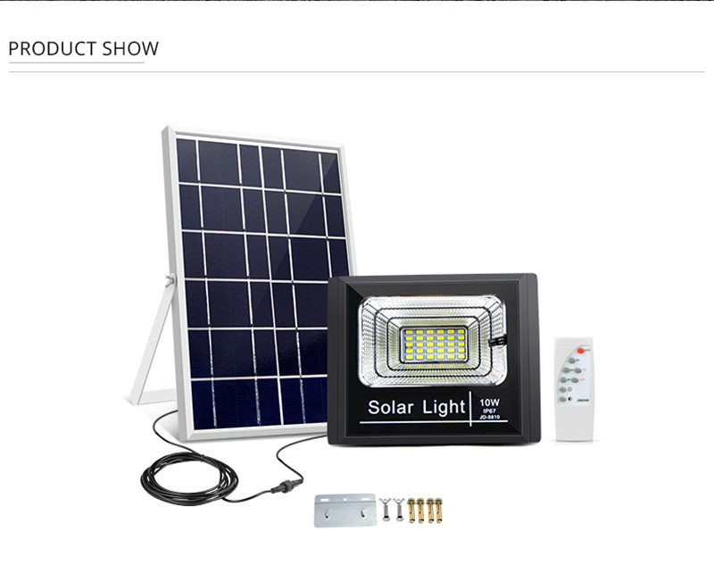 200W Solar Powered LED Flood Light , Solar Outdoor Flood Lights 2 Years Warranty