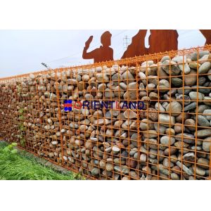 Buy cheap PVC coated Welded Mesh Gabion Baskets Feature Wall 50cm Hight product