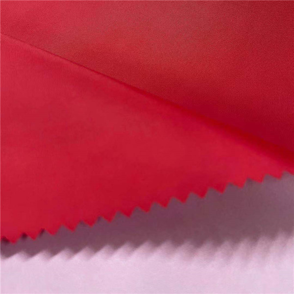 75DX320D Taslon Recycled Polyester Material 189T 144gsm 150cm Milky Coating