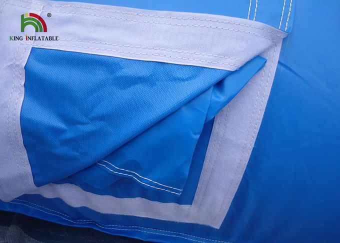 Inflatable airplane jumping castle 0.45-0.55mm PVC tarpaulin , unti-riptured