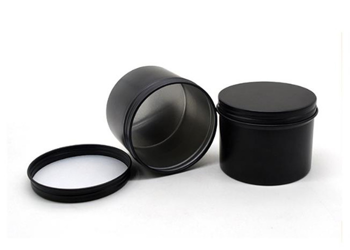 200ml Aluminium Containers For Cosmetics , Cosmetic Metal Tin Box For Lip Blam