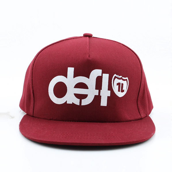 Trucker-style snap back hats,5 panel cotton baseball cap, screen printing logo, custom design promotional hats
