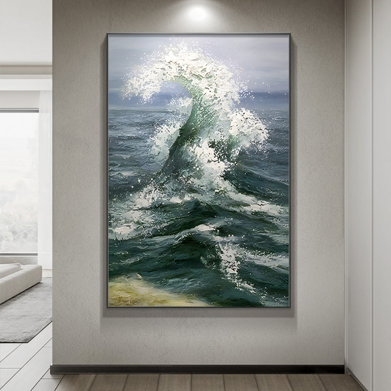 Original Custom Hand Painted Oil Painting On Canvas Artwork For Home Decor