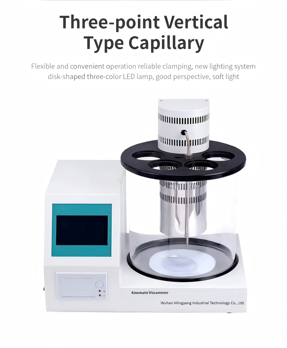 MY CTA Digital Automatic Kinematic Viscometer Petroleum Lubricant Oil Viscosity & Viscosity Index Tester
