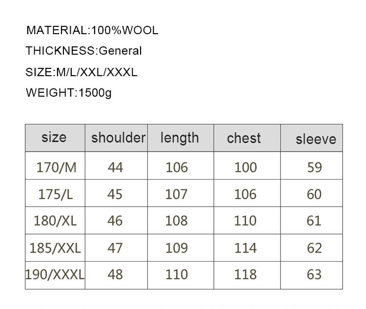 Pure Wool Men's Double-Sided Cashmere Coat Mid-Length Trench Jacket for Casual Outwear