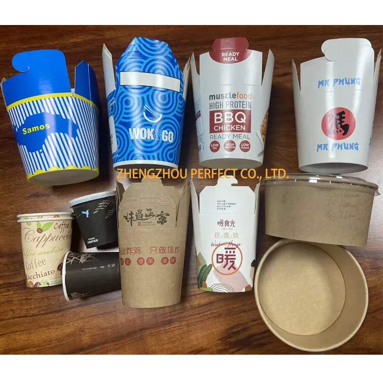 500ML 1000ML Automatic Paper Feeding Salad Paper bowl making machine