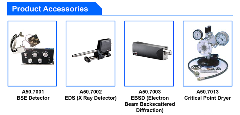 8x-800000x Emission Scanning Electron Microscope Schottky Gun A63.7080 Std Feg Sem
