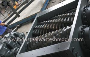 China Custom Industrial E Waste Shredder , Two Motors Computer Shredding Machine on sale