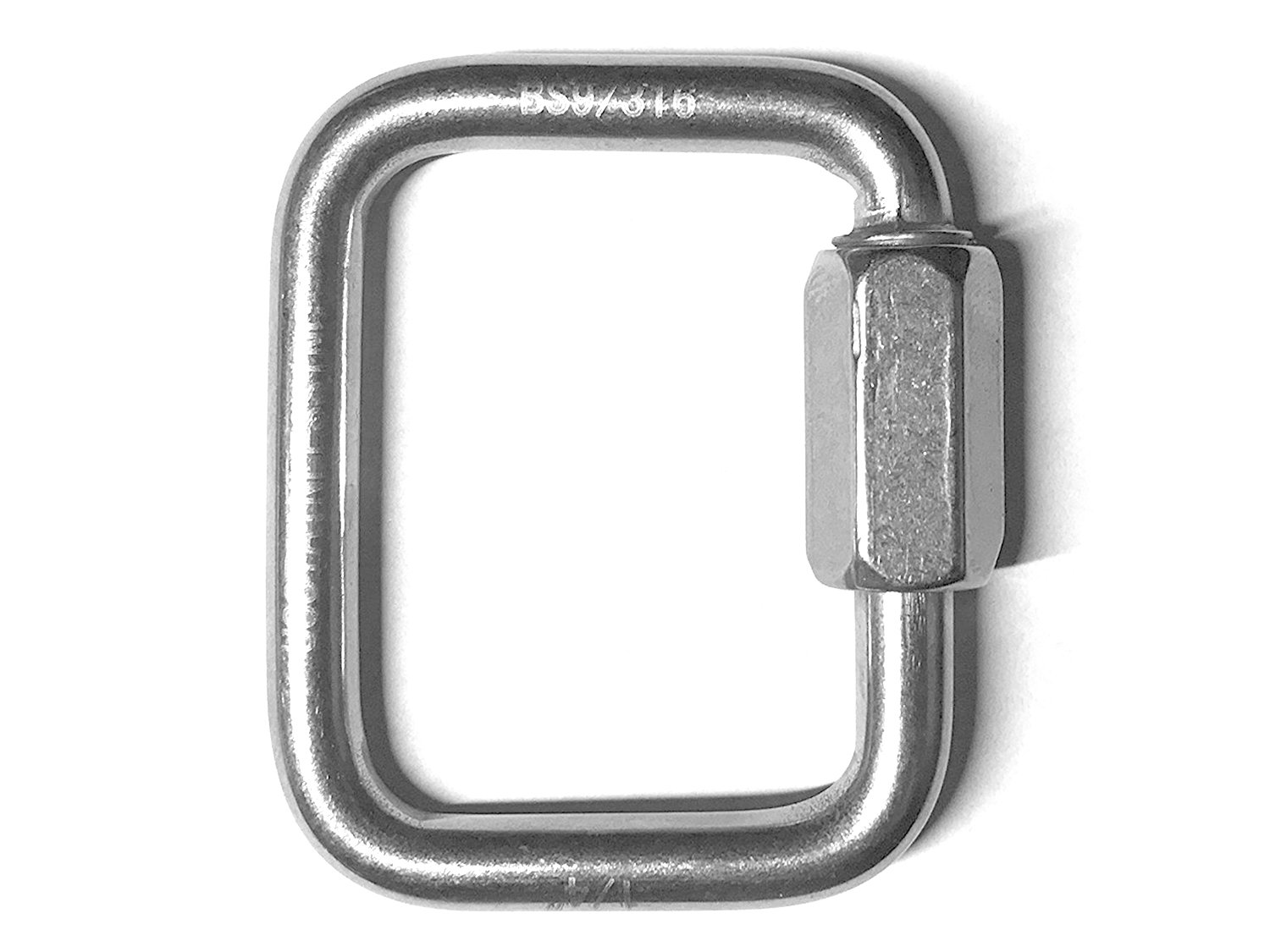 Widely Usage Stainless Steel 316 Square Quick Link 1/8 inch 6 mm Marine Grade Hardware
