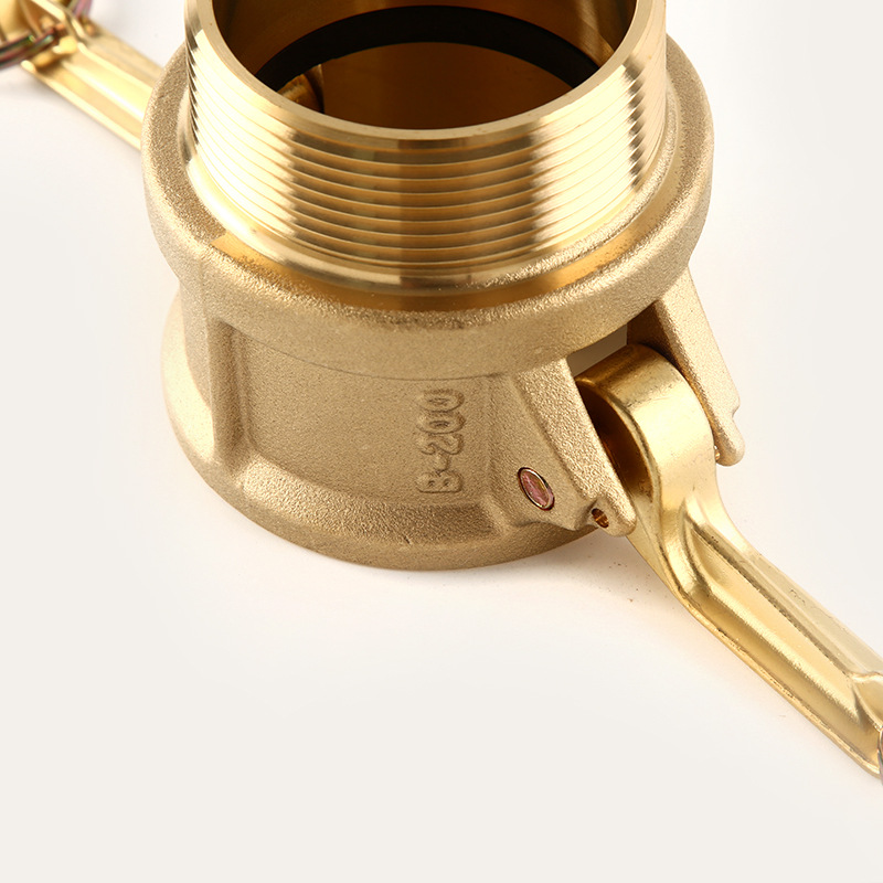 1/2"-8" Round Head Brass Camlock Coupling Quick Couplings Type B for Food and Beverage Industry