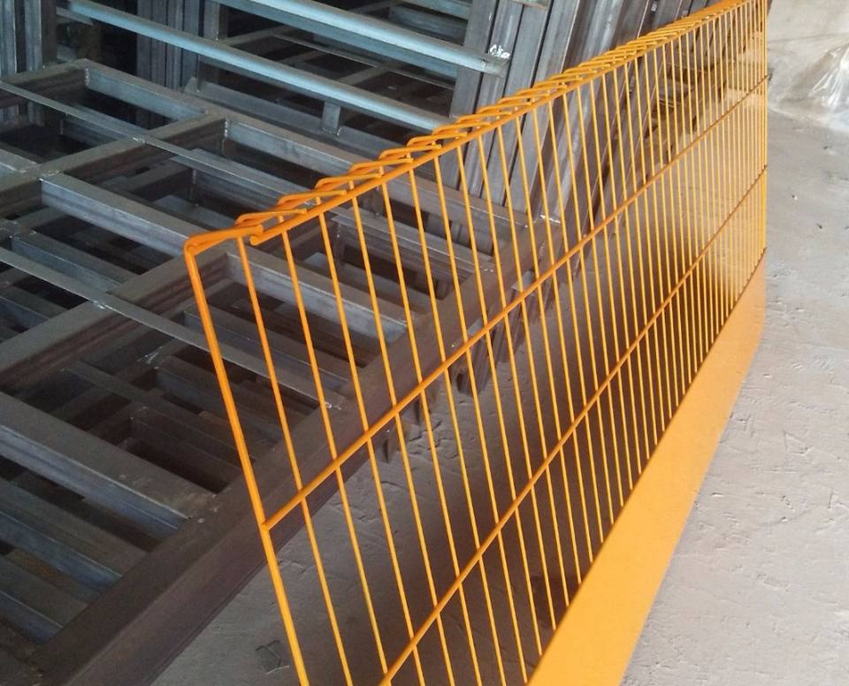 Construction Building Edge Guard Barrier System Powder Coated 1.2m Height