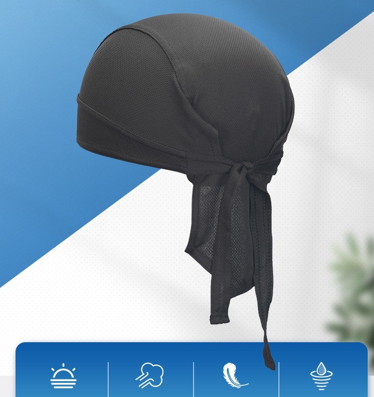 Riding Cap Mountain Bike Road Bike Cycling Solid Color Headscarf Bicycle Sports Cap