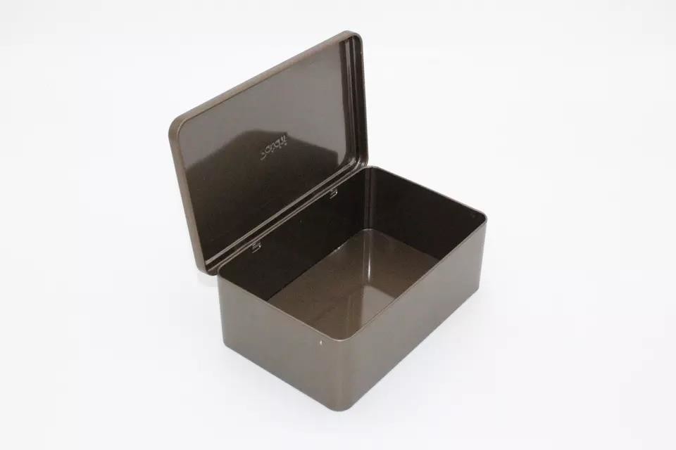 Custom Tin Can Rectangular Coffee Tea Candy Spice Bean Packaging Tin Box Metal Tinplate