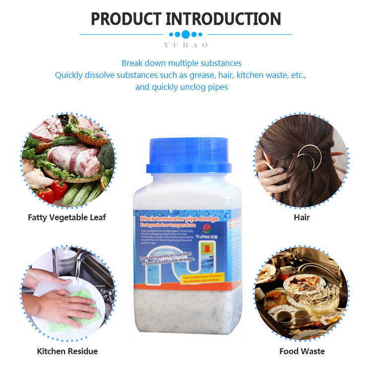 Home Essentials Hygiene Toilet Pipe Cleaner Powder Detergent Non Corrosive