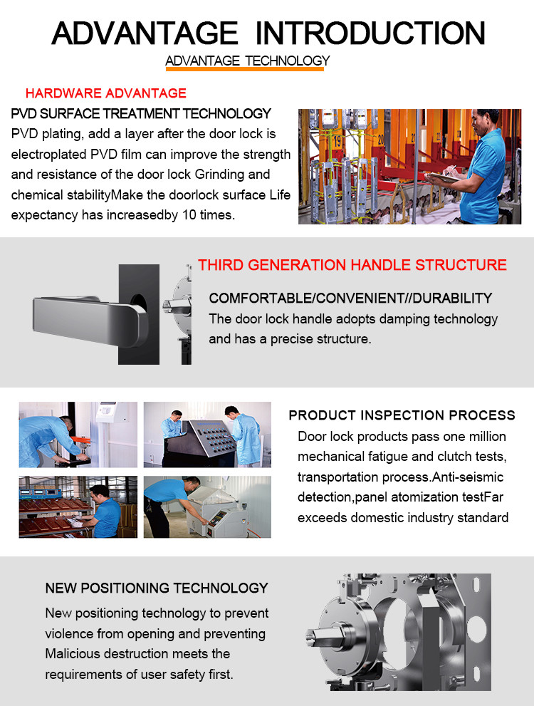 Panwei factory wholesale hotel lock access by RFID card with free software management