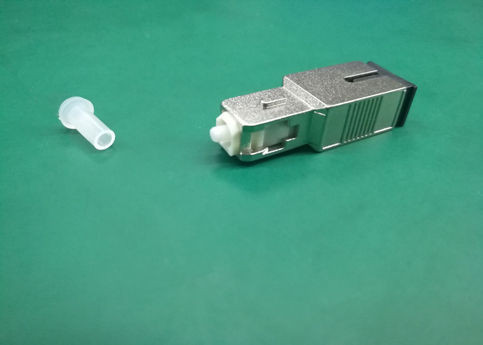 Fiber attenuator, SC plug-in type, 1310nm, 5dB, 10dB, 15dB, 20dB fixed attenuation.