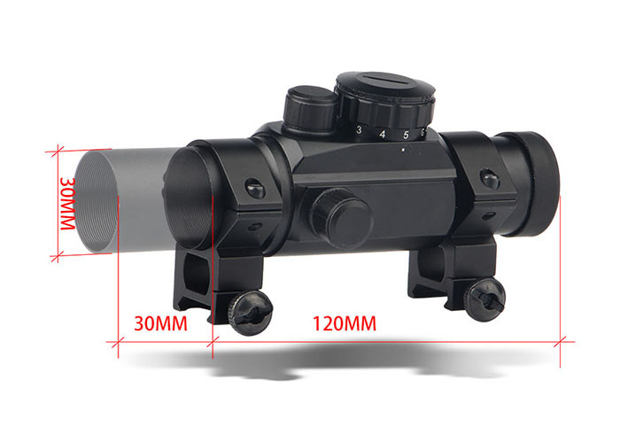 Tactical Pistol Red Dot Reflex Sight , Compact Red Dot Sight Sharp 4.0 MOA Dot