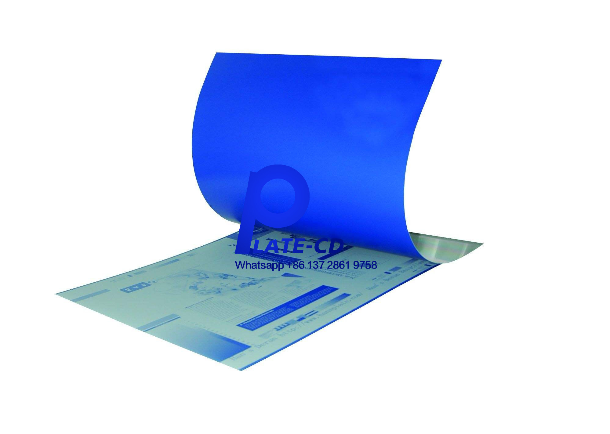 2 Layers CTP Violet Processless Printing Plates Fast Inking