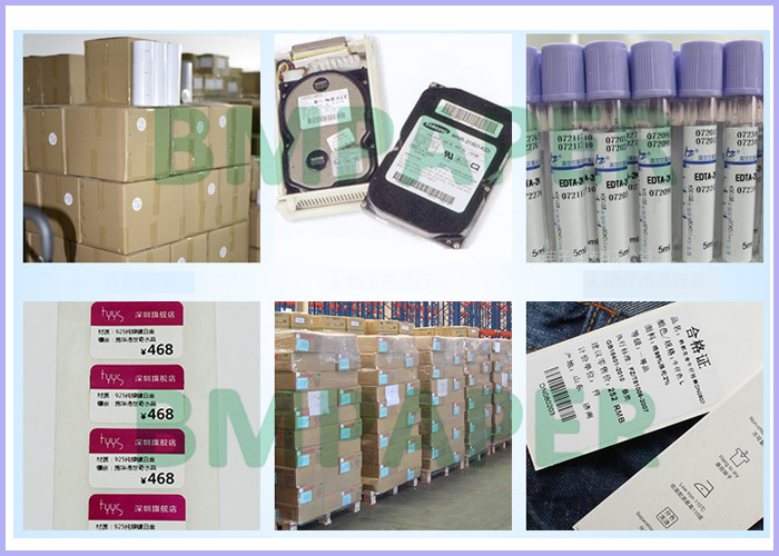 200um Thermal Synthetic Paper For Shipping Label High Temperature Resistant
