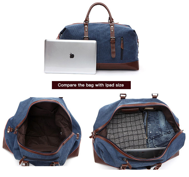 Fashion Oxford Waterproof Sport Travel Shoulder Bag Large Duffel Bag