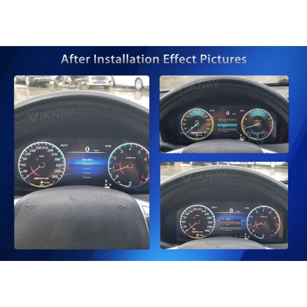 VIKNAV 12.3" Digital Speedometer for Mercedes Benz C-Class W204 2012-2014