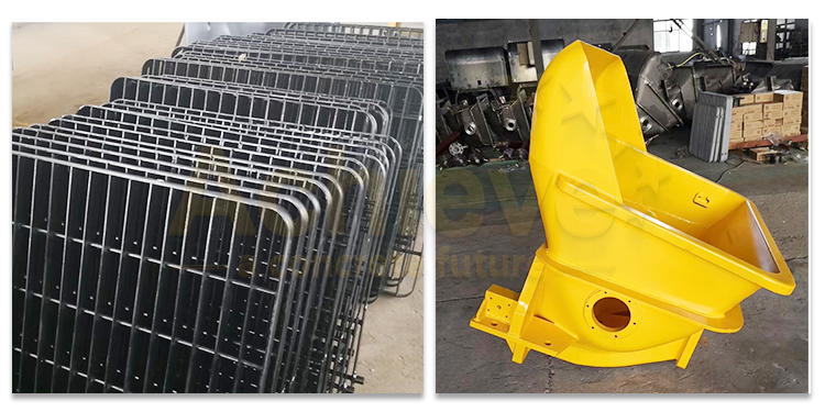 60mm Concrete Mixer Hopper For ZOOMLION SANY C26288300