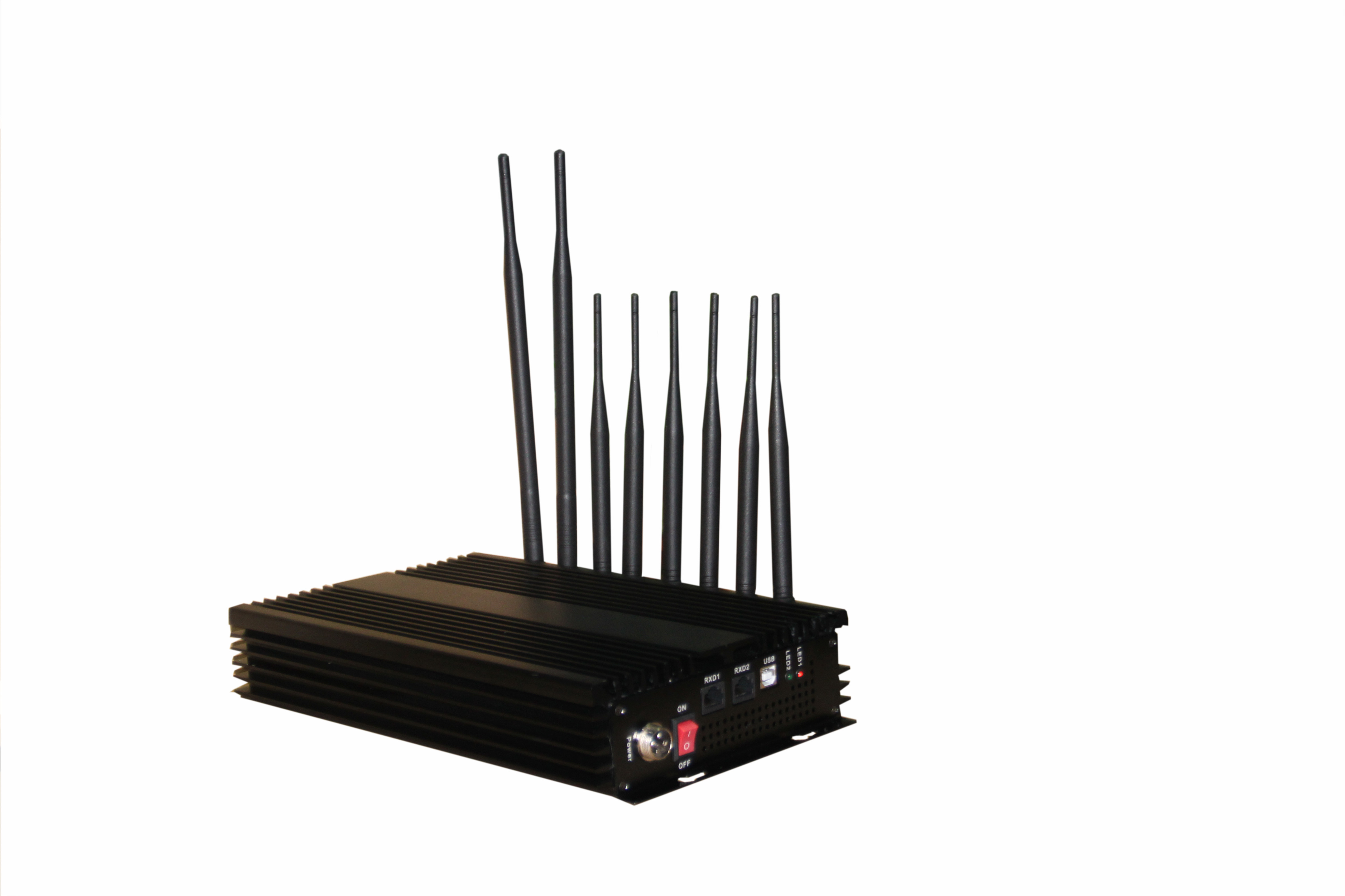 33dBm Cell Phone Signal Jammer / Scrambler Computer Remote Contro