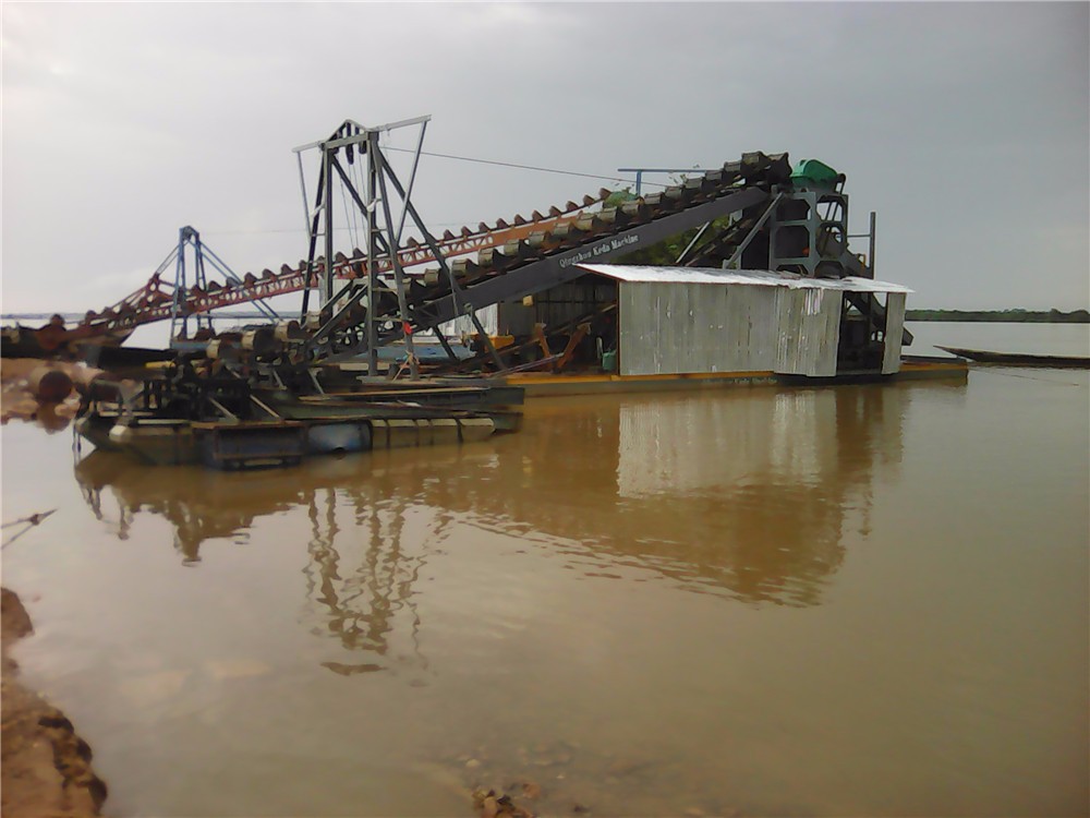 200m3/Hour Sand Bucket Chain Dredger Gold Dredger Diamond Dredger