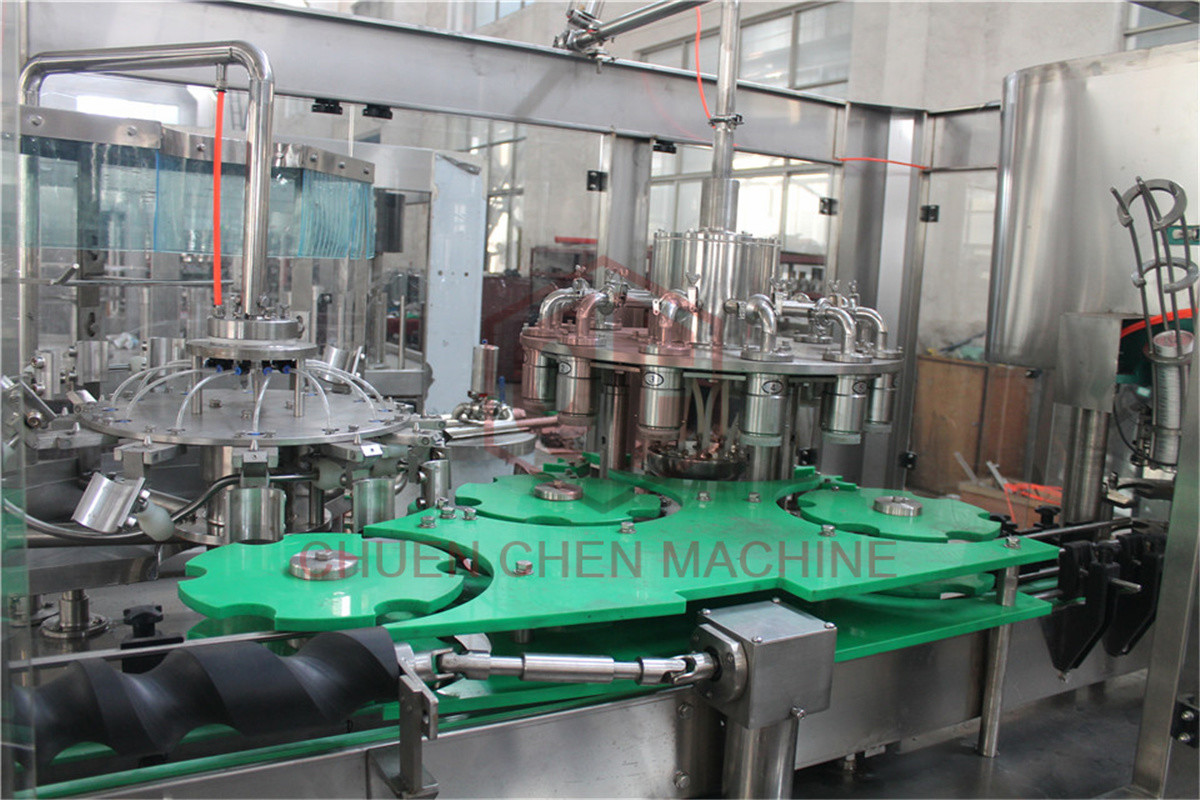 Carbonated Aluminum Pet Beverage Can Filling Machine With Mechanical Driven Type